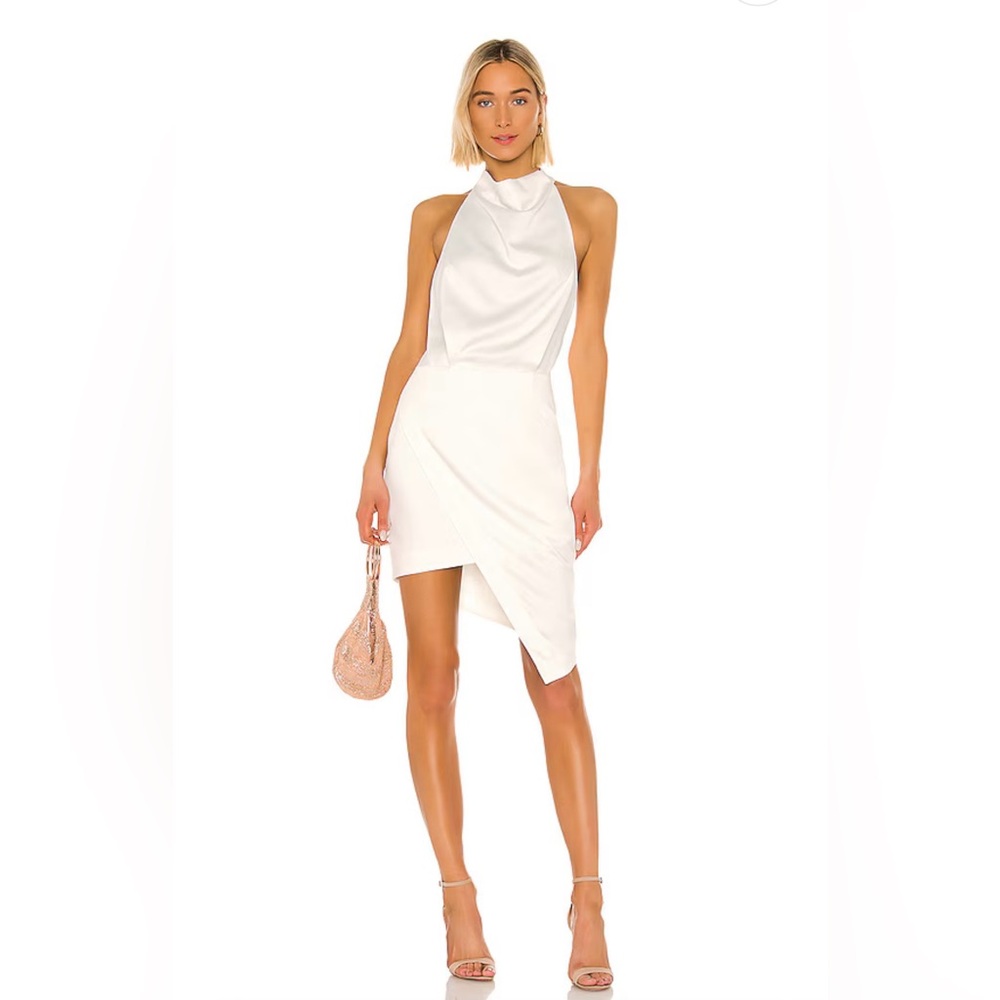 Revolve ELLIATT Camo Dress in White